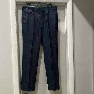 Vintage WFF by Farah Designer Series Men’s Navy Blue Wool Dress Pants. W34